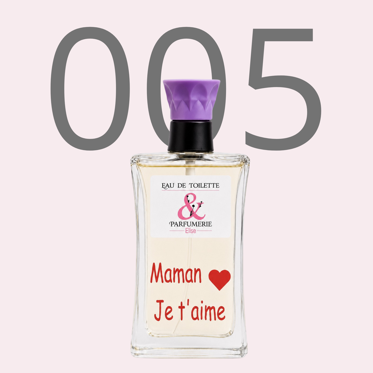 PE N 5 - Générique de 212 sexy personnalisé "Maman je t'aime"