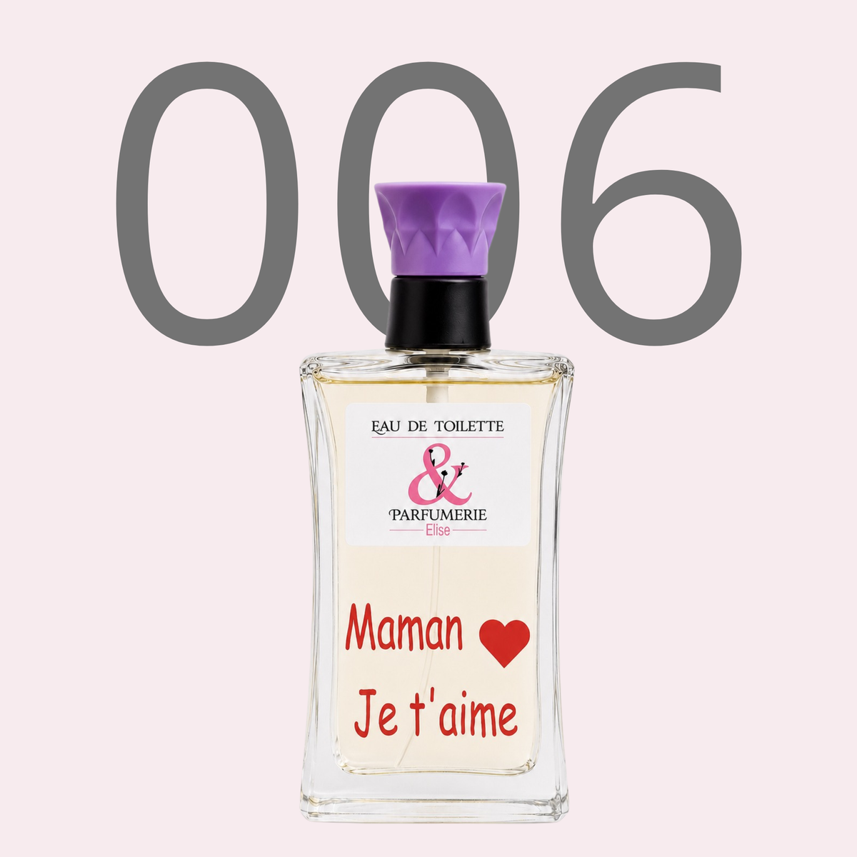 PE N 6 - Générique de Pure musc personnalisé "Maman je t'aime"