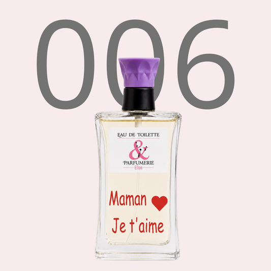 PE N 6 - Générique de Pure musc personnalisé "Maman je t'aime"