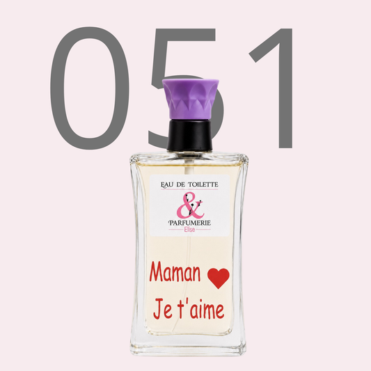PE N 51 - Générique de Code pour femme personnalisé "Maman je t'aime"