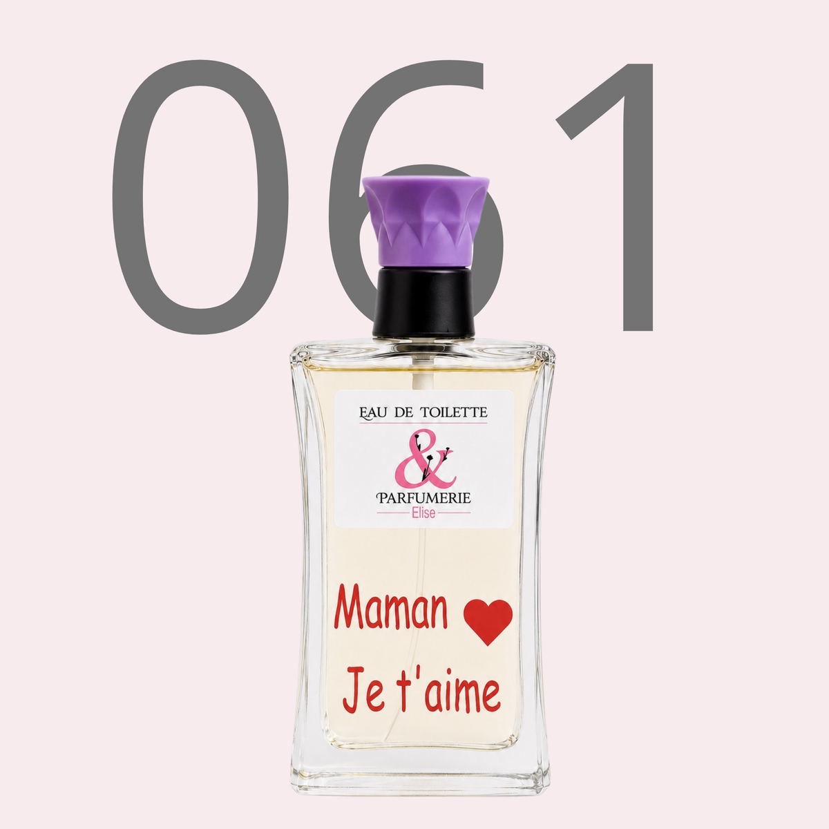 PE N 61 - Générique de A drop d'Issey Miyake personnalisé "Maman je t'aime"