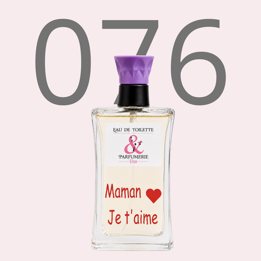 PE N 76 - Générique de N5 pour femme personnalisé "Maman je t'aime"