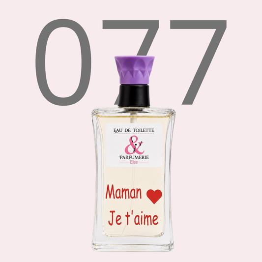PE N 77 - Générique de Coco Mademoiselle pour femme personnalisé "Maman je t'aime"