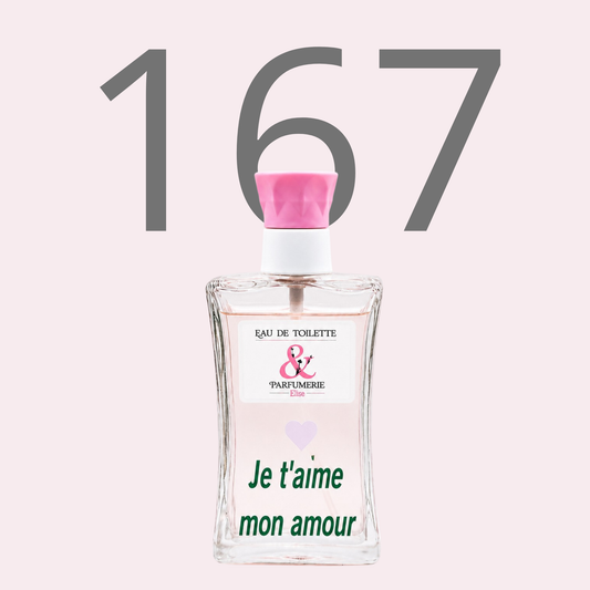 PE N 167 - Générique de Dévotion personnalisé "Je t'aime mon amour"