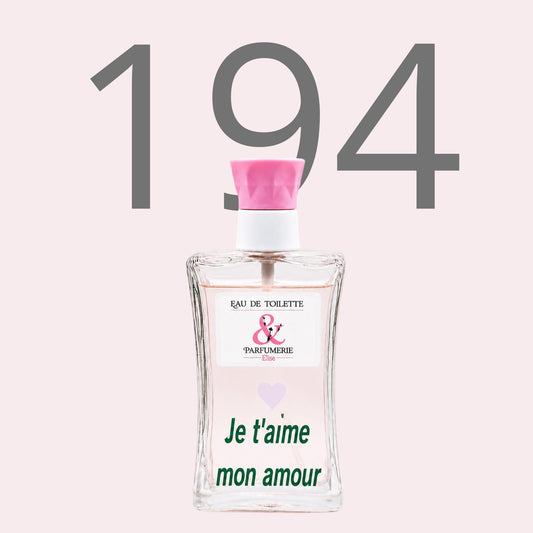 PE N 194 - Générique de Good girl blush personnalisé Je t'aime mon amour