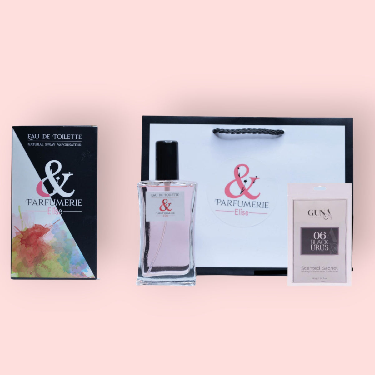 PE Coffret 40 - Un parfum générique de Black opium 90 ml + son sachet parfumé