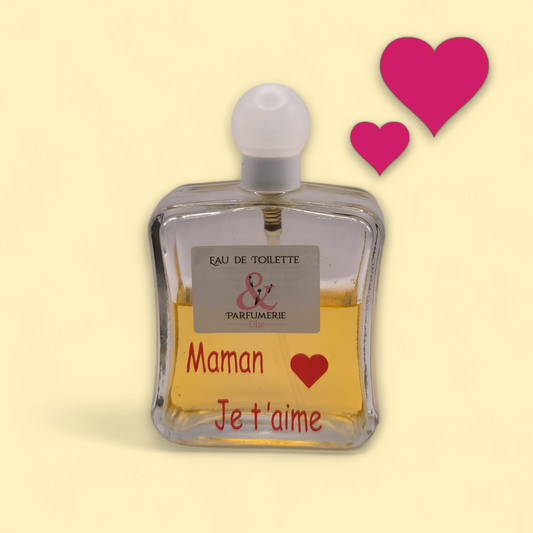 N 76 - Générique de N5 pour femme personnalisé "Maman je t'aime" - Parfumerie Elise